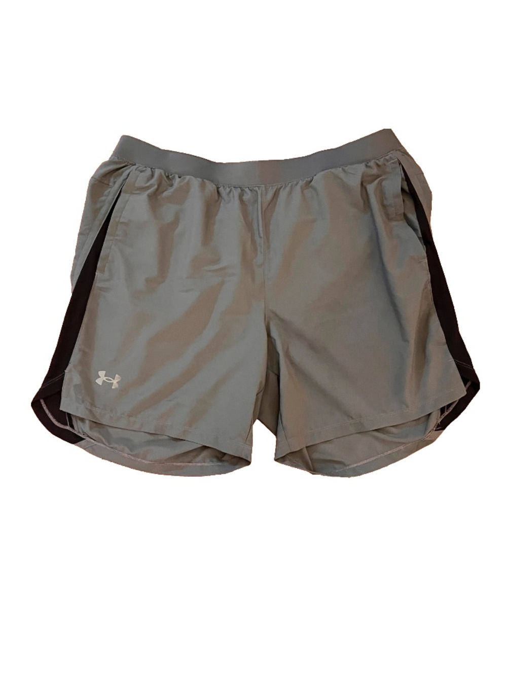VGUC Grey Under Armour Men's Athletic Gym Shorts with Liner XXL 2XL